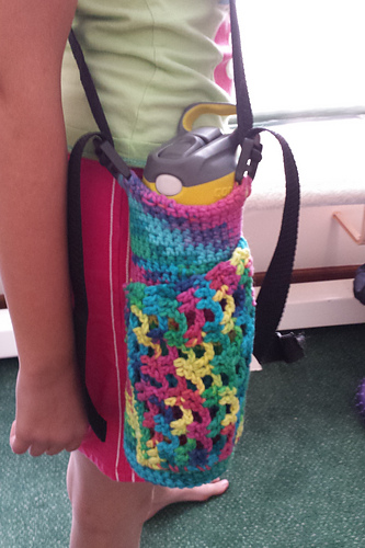 Water Bottle Carrier with pocket photo 7