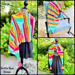 Summertime Striped Shawl pattern 