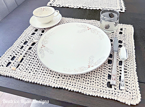 Simple Crochet Placemat