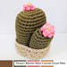 Desert Bloom Mini Cactus Oven Mitt pattern 