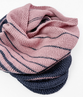 Tidelines Cowl in Sandnes Garn Alpakka Silke.