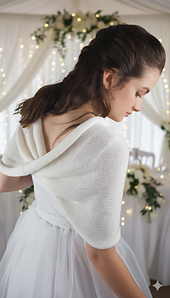 Loop aus Merino für Hochzeiten