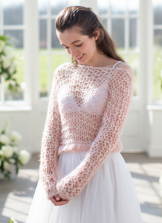net sweater look through for brides