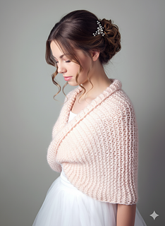 Brautloop einfach zu stricken Strickanleitung