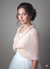 Strickloop kraus gestrickt