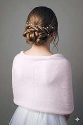 Knit loop made with baby alpaca soft