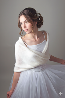 Knit loop instruction made with baby alpaca soft