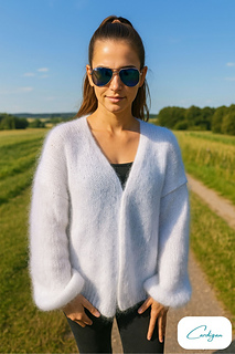 Weicher Cardigan leicht zu stricken