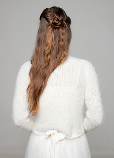 Cozy knit jacket pattern for brides soft
