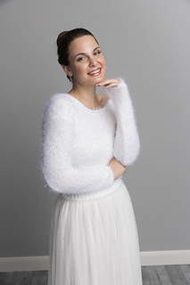 Cozy knit sweater, jacket and bolero pattern for wedding