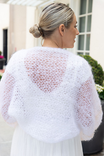 Mohair bolero løs og avslappet - 