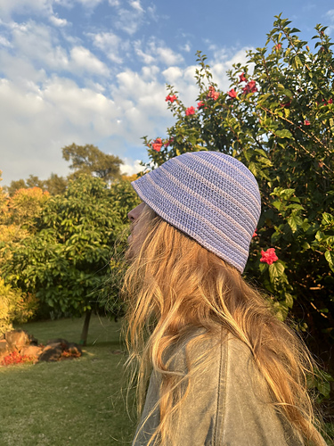 Helios Crochet Bucket Hat