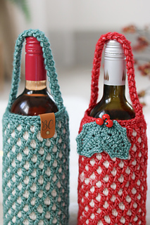 Moroccan Holly Wine Bottle Holder