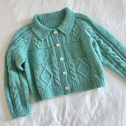 Kjærlighet og fred Cardigan - berryknitting