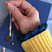 Wristlets with Braided Cables pattern 