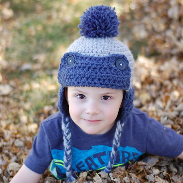 Ravelry Toddler/Baby Trapper Hat pattern by Bethany Dearden