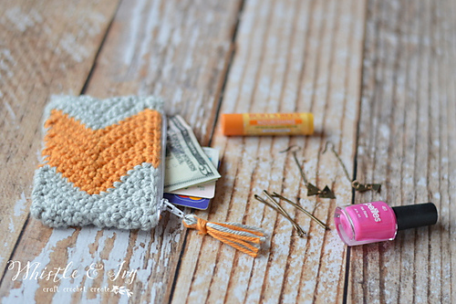 Chevron Zipper Pouch photo 2