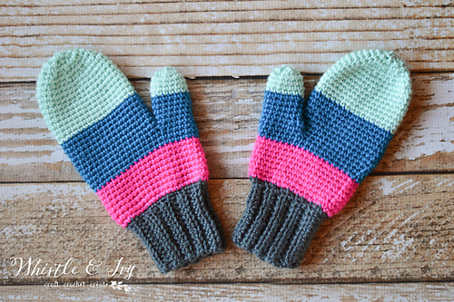 Color Block Mittens photo 1