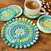 Fields of Joy Trivet & Coaster pattern 