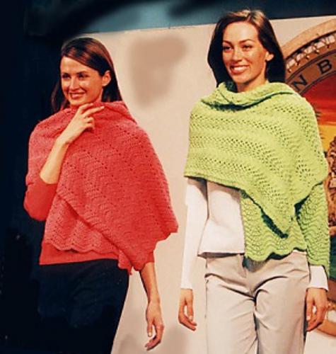 Ravelry: Very Easy Ripple Shawl (Knit) pattern by Lion Brand Yarn