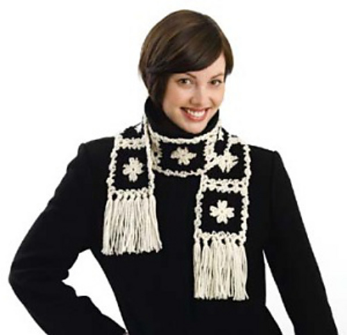 Granny Square Scarf #50181 photo 1