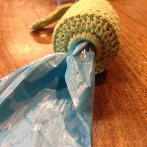 Ravelry Simple Crocheted Poop Bag Holder pattern by Mama Kat