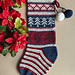 Christmas Wishes Stocking pattern 