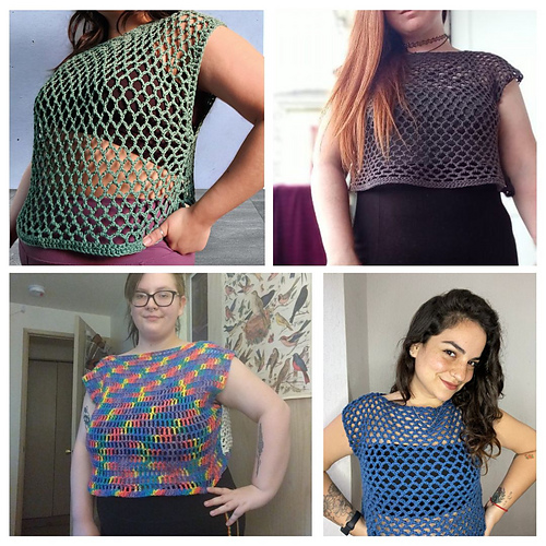 Reversible Knot Mesh Top photo 9
