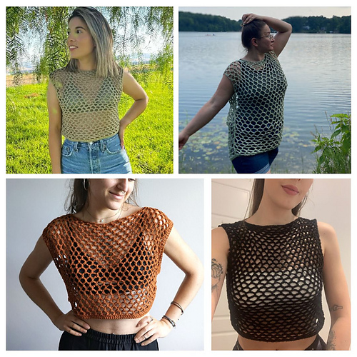 Reversible Knot Mesh Top photo 8