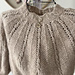 Feathery sweater pattern 