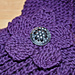 Funky Flower Pin with Button Center photo 3