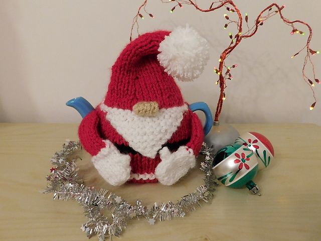 Christmas Tea Cozies, Santa Tea Cozy by Loraine Birchall Christmas Tea Cozies, Santa Tea Cozy by Loraine Birchall