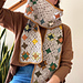 Petal Patch Scarf pattern 