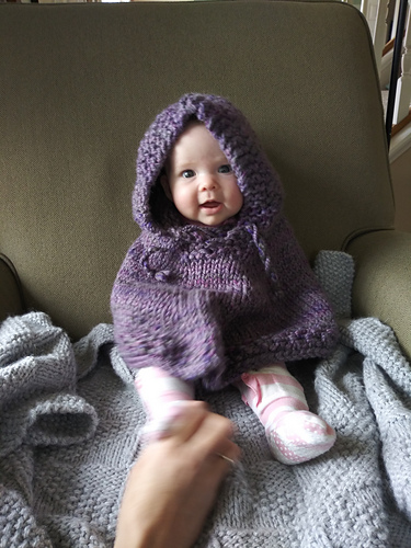 b16-1 Little Peach Poncho photo 9