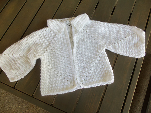 Sue's No holes Hexagon Baby Sweater photo 4
