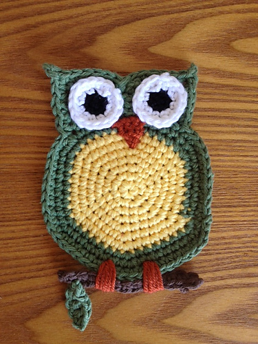 Ravelry: Owl Coaster pattern by Bonna Chaplain