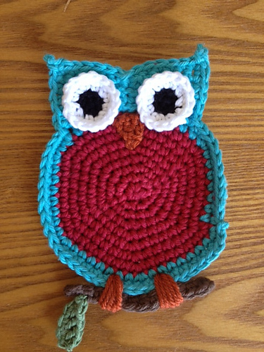 Ravelry: Owl Coaster pattern by Bonna Chaplain