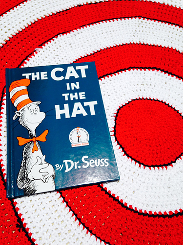 Cat in the Hat with a Splat Inspired Baby Blanket photo 1