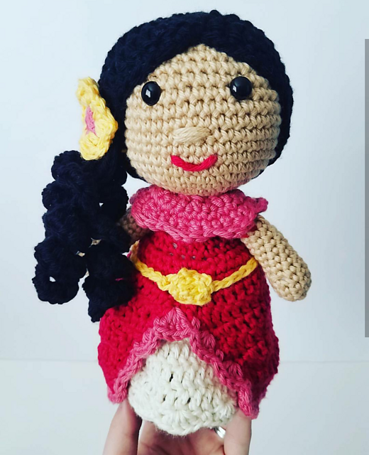 Ravelry Little Sister Spanish Doll pattern by Brooke Rabideau