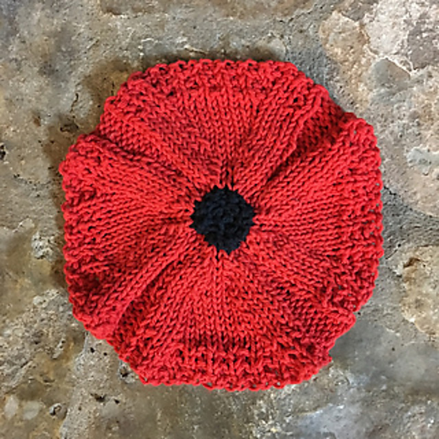 Poppy Washcloth