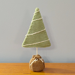 Triangle Tree with garland