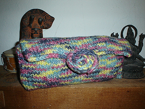 Jean's Felted Clutch photo 3