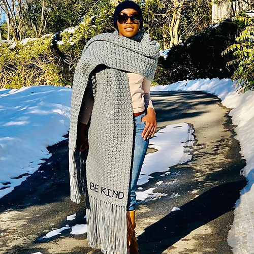 Min Lenny-løperklut Skjerf - BuddyLuv's Crochet