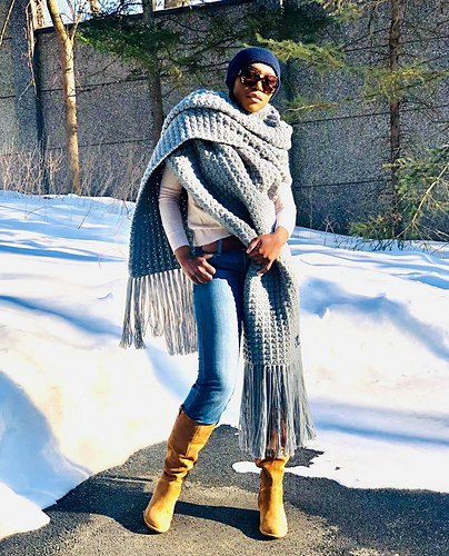 Min Lenny-løperklut Skjerf - BuddyLuv's Crochet