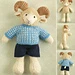 Ram in a sweater pattern 