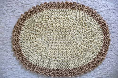 Oval Table Lace Placemat and Coaster photo 4