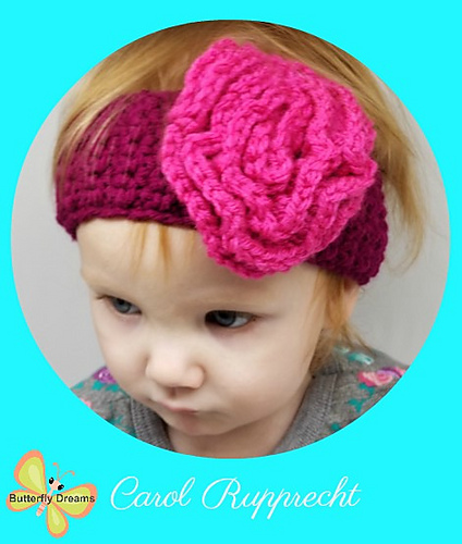 Winter Rose Earwarmer/Headband photo 2
