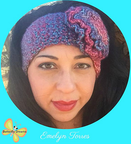 Winter Rose Earwarmer/Headband photo 3