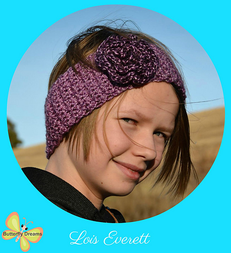 Winter Rose Earwarmer/Headband photo 6