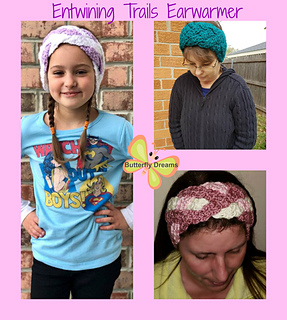 Ravelry: Entwining Trails Earwarmer pattern by Betty Lewis